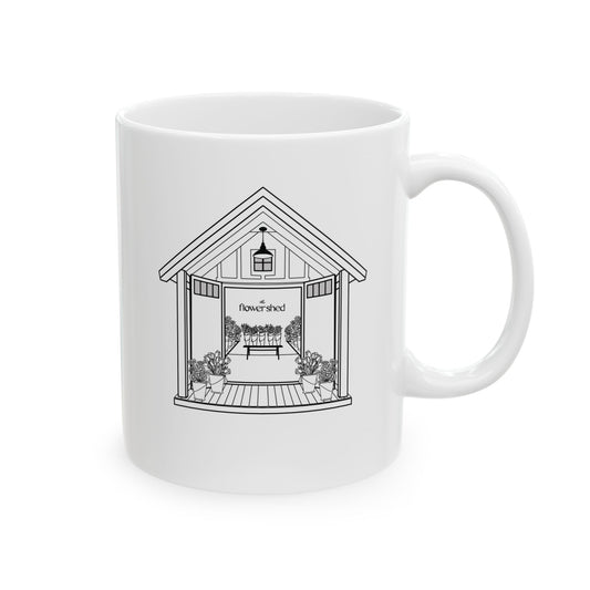 The Flower Shed Ceramic Mug (11oz)